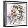 At the Seaside, 1873-null-Framed Giclee Print