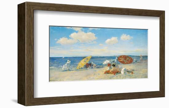 At the Seaside, c.1892-William Merritt Chase-Framed Premium Giclee Print