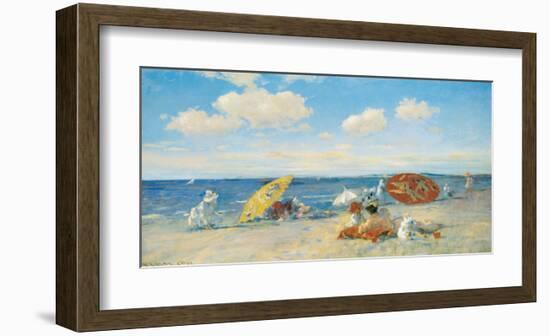 At the Seaside, c.1892-William Merritt Chase-Framed Premium Giclee Print