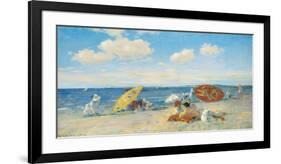 At the Seaside, c.1892-William Merritt Chase-Framed Premium Giclee Print