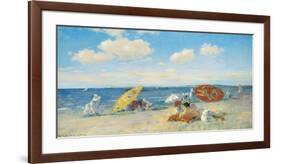 At the Seaside, c.1892-William Merritt Chase-Framed Premium Giclee Print