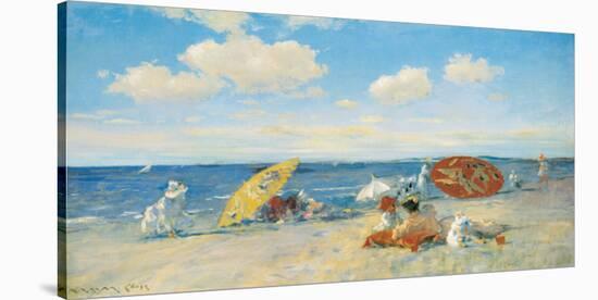 At the Seaside, c.1892-William Merritt Chase-Stretched Canvas