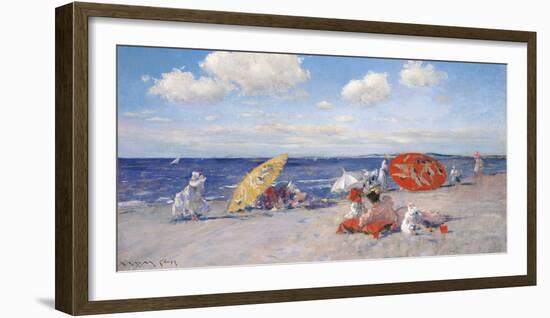 At the Seaside, c.1892-William Merritt Chase-Framed Giclee Print