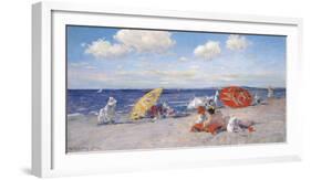 At the Seaside, c.1892-William Merritt Chase-Framed Giclee Print