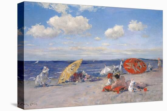 At the Seaside, c.1892-William Merritt Chase-Stretched Canvas