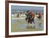 At The Seaside-Edward Henry Potthast-Framed Art Print