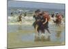 At The Seaside-Edward Henry Potthast-Mounted Art Print