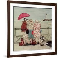 At the Seaside-Gillian Lawson-Framed Giclee Print