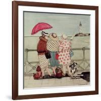 At the Seaside-Gillian Lawson-Framed Giclee Print