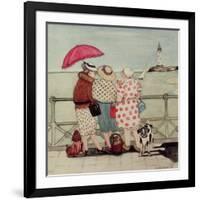 At the Seaside-Gillian Lawson-Framed Giclee Print