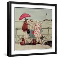 At the Seaside-Gillian Lawson-Framed Giclee Print