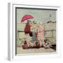 At the Seaside-Gillian Lawson-Framed Giclee Print