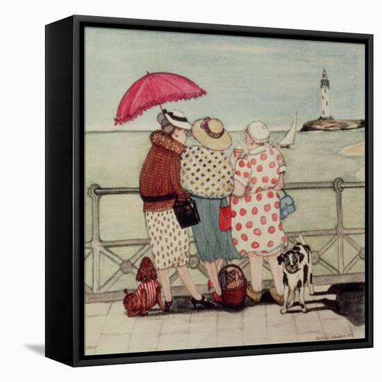 At the Seaside-Gillian Lawson-Framed Stretched Canvas