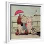 At the Seaside-Gillian Lawson-Framed Giclee Print