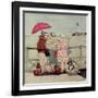 At the Seaside-Gillian Lawson-Framed Giclee Print