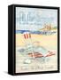 At the Seaside-Paul Brent-Framed Stretched Canvas