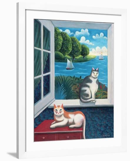 At the Seaside-Jerzy Marek-Framed Giclee Print