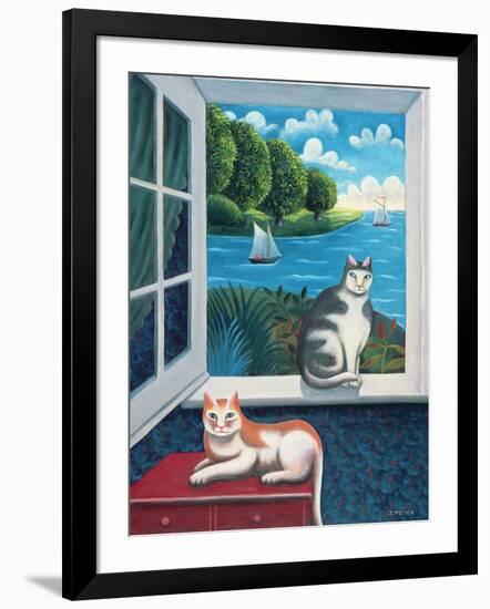 At the Seaside-Jerzy Marek-Framed Giclee Print