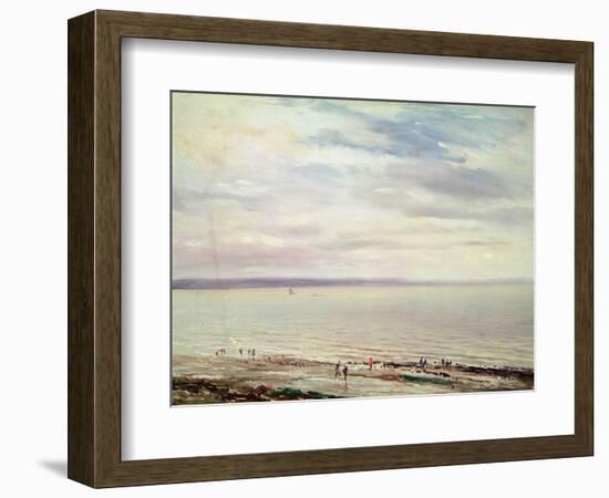 At the Seaside-Richard Parkes Bonington-Framed Giclee Print