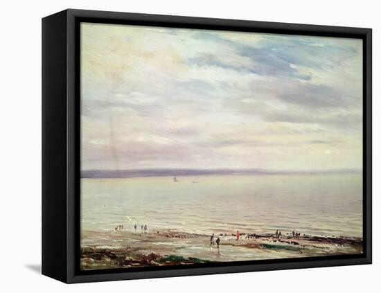 At the Seaside-Richard Parkes Bonington-Framed Stretched Canvas