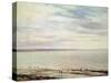 At the Seaside-Richard Parkes Bonington-Stretched Canvas