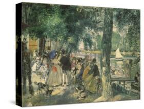 At the Seine River-Pierre-Auguste Renoir-Stretched Canvas