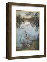 At the Serpentine-Arthur Rackham-Framed Photographic Print