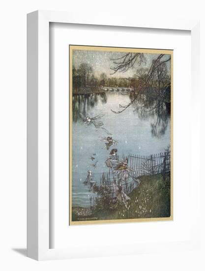 At the Serpentine-Arthur Rackham-Framed Photographic Print