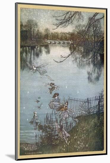 At the Serpentine-Arthur Rackham-Mounted Photographic Print