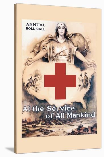 At the Service of All Mankind-Lawrence Wilbur-Stretched Canvas