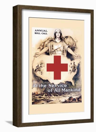 At the Service of All Mankind-Lawrence Wilbur-Framed Art Print