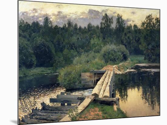 At the Shallow, 1892-Isaak Ilyich Levitan-Mounted Giclee Print