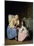 At the Sick Friend, 19th Century-Isidore Patrois-Mounted Giclee Print