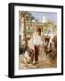 At the Souk-Frederick Arthur Bridgman-Framed Giclee Print