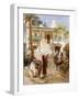 At the Souk-Frederick Arthur Bridgman-Framed Giclee Print