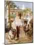 At the Souk-Frederick Arthur Bridgman-Mounted Giclee Print