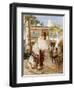 At the Souk-Frederick Arthur Bridgman-Framed Giclee Print