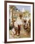 At the Souk-Frederick Arthur Bridgman-Framed Giclee Print