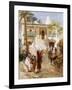 At the Souk-Frederick Arthur Bridgman-Framed Giclee Print