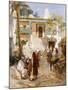 At the Souk-Frederick Arthur Bridgman-Mounted Giclee Print