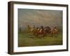 At the Starting Gate, 1892-W.H. Hopkins-Framed Giclee Print