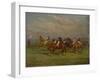 At the Starting Gate, 1892-W.H. Hopkins-Framed Giclee Print