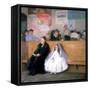 At the Station, C1870-1900-Giuseppe Ricci-Framed Stretched Canvas