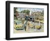 At the Station-Trevor Mitchell-Framed Premium Giclee Print