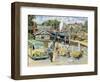 At the Station-Trevor Mitchell-Framed Giclee Print