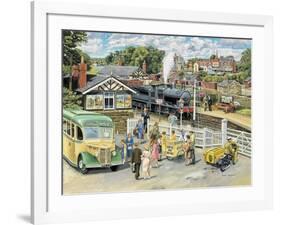 At the Station-Trevor Mitchell-Framed Giclee Print