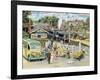 At the Station-Trevor Mitchell-Framed Giclee Print