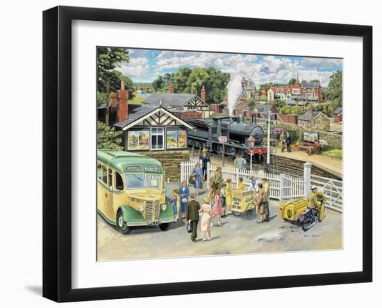 At the Station-Trevor Mitchell-Framed Giclee Print