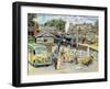 At the Station-Trevor Mitchell-Framed Giclee Print