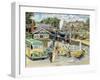 At the Station-Trevor Mitchell-Framed Giclee Print